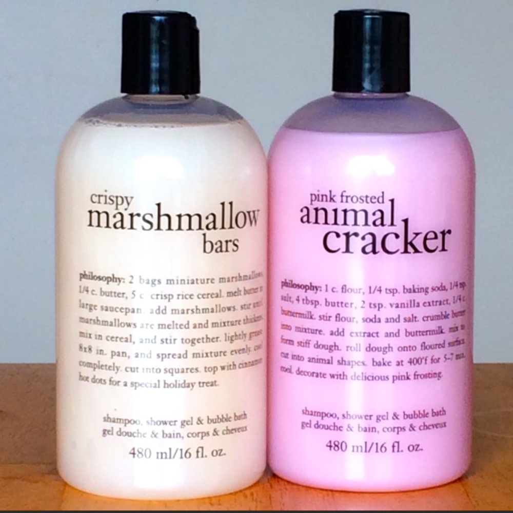 Philosophy Set of 2 Shampoo Shower Gel Bubble Bath
